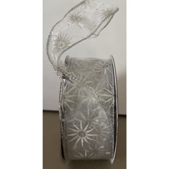 Jumbo Of 3 Ribbon 2.5in X 30 Ft Wired Edge - Picture 5 of 6